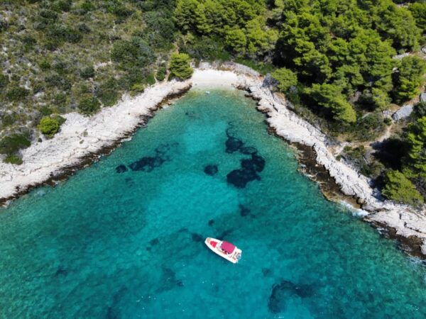 From Hvar: Private Tour of Red Rocks & Pakleni Islands - Red Cliffs