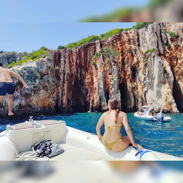 From Hvar: Red Rocks & Pakleni Islands Private Boat Tour - Wine Experience