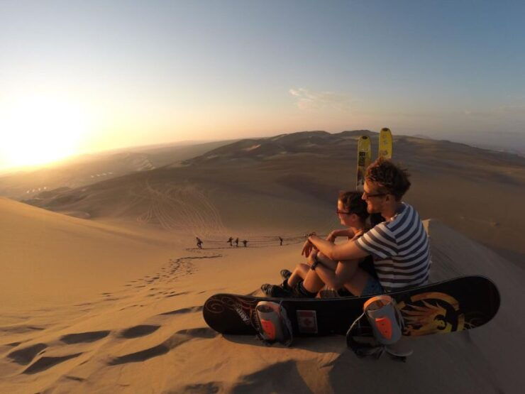 From Ica: Sandboarding in the Desert at Sunset and Picnic - Location and Meeting Point