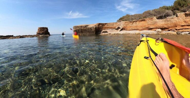 From Inmood Hotel Alcanada. Kayaking Guided Route Island - Booking Information