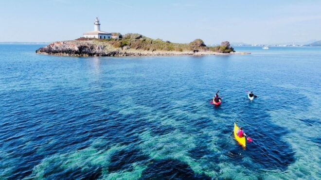 From Inmood Hotel Alcanada. Kayaking Guided Route Island - Equipment Provided