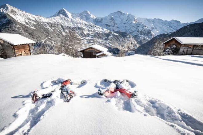 From Interlaken: Guided Snowshoe Tour Around Isenfluh - Guided Tour Highlights