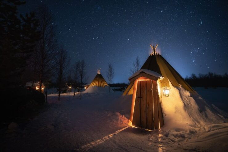 From Ivalo: Northern Lights Tour to Lake Inari With Dinner - Tour Overview