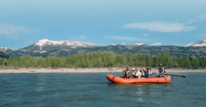 From Jackson Hole: Snake River Teton Views Scenic Float - Full Description