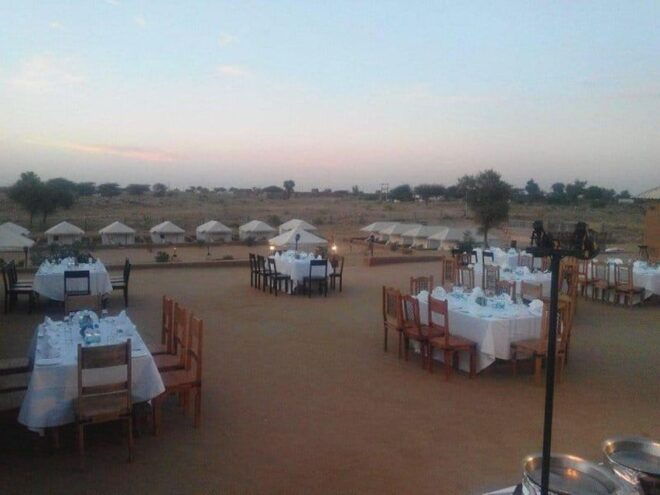 From Jodhpur : Camel Safari , Buffet Dinner + Folk Dance - Enjoy Buffet Dinner and Folk Dance