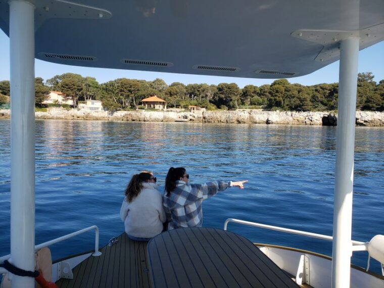 From Juan Les Pins: Private French Riviera Solar Boat Cruise - Itinerary and Locations