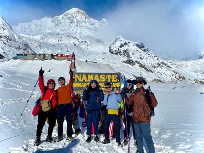 From Kathmandu : 5 Day Annapurna Base Camp Trek By Flight - Break Down