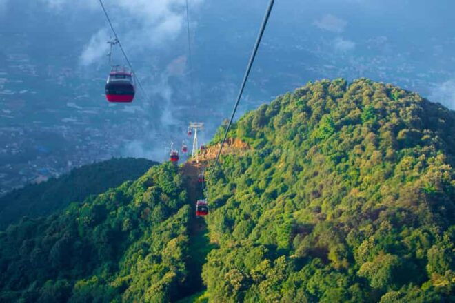 From Kathmandu: Chandragiri Cable Car and Monkey Temple Tour - Highlights and Attractions