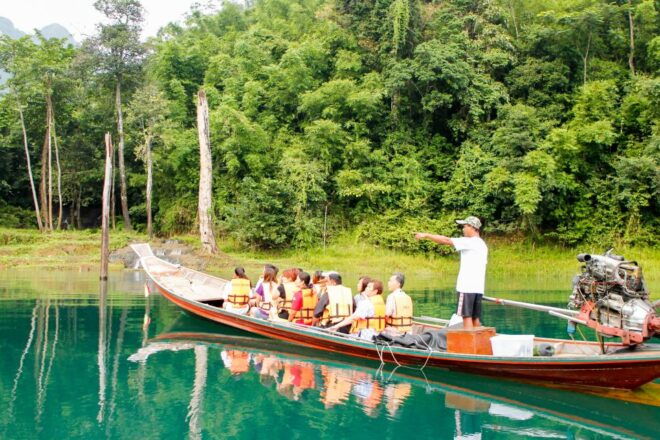From Khao Lak: Full-Day Cheow Lan Lake With Cave Tour - Full Description