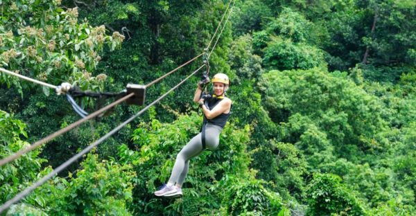 From Koh Samui: Tree Bridge Zipline and Café Experience - Ziplining Through the Verdant Canopy