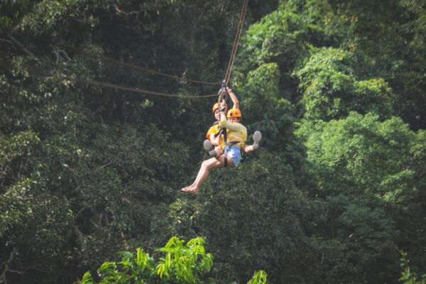 From Koh Samui: Tree Bridge Zipline and Café Experience - Unwinding at the Ocean-View Café
