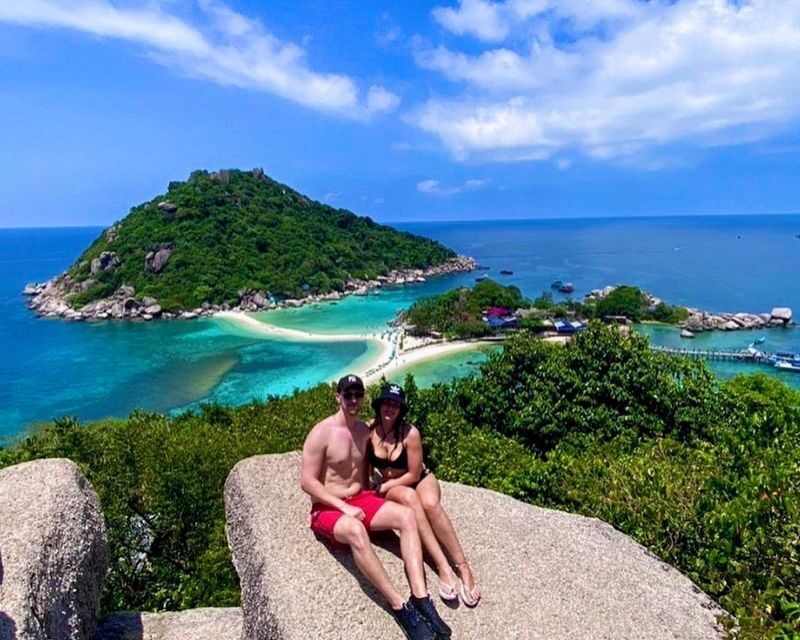 From Koh Tao: Snorkeling to Hidden Bays & Koh Nangyuan with Lunch - Lunch on board, with island views