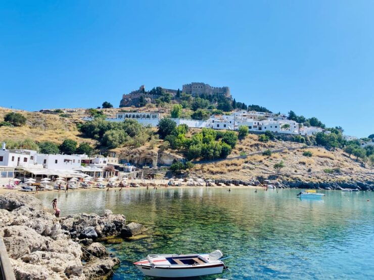 From Kolympia: Boat Trip to Lindos With 2 Swim Stops - Swim Stops Details