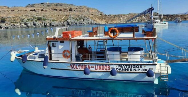 From Kolympia: Boat Trip to Lindos With 2 Swim Stops - Important Inclusions