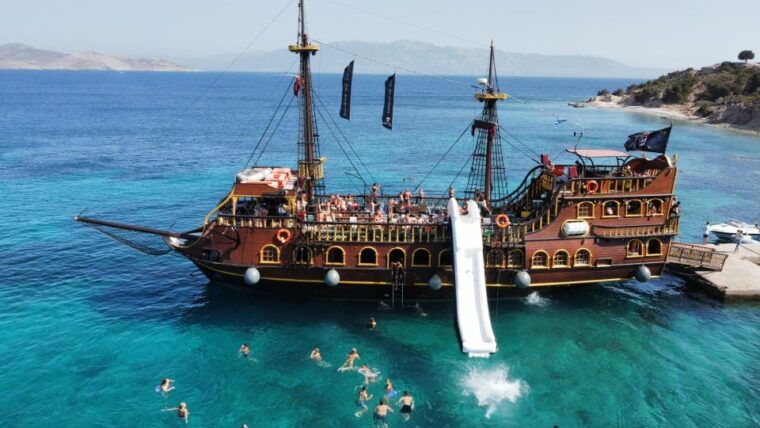 From Kos: 3-Island Pirate Cruise with Lunch and Waterslide - Frequently Asked Questions