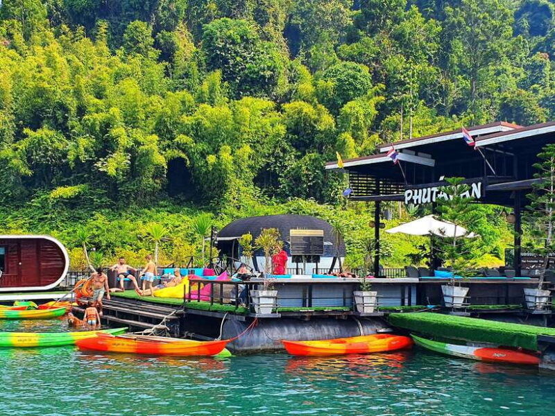 From Krabi : Khao Sok Cheow Lan Lake : LUNCH at PHUTAWAN - Starting Point: Krabi