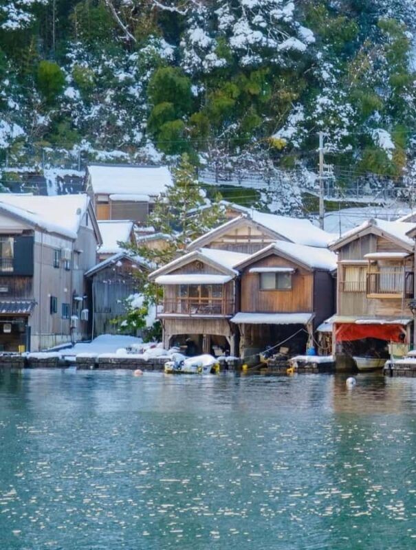 From Kyoto/Osaka : Amanohashidate & Ines Funaya Boathouses - The Optional Boat Cruise and Local Flavors