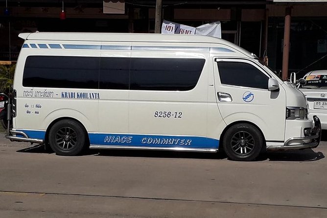 From Lanta to Krabi Airport & Town (by Public Van) - Van Schedule and Departure Times