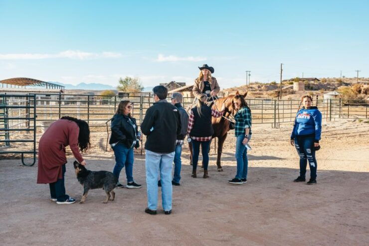 From Las Vegas: Desert Sunset Horseback Ride With BBQ Dinner - The Original Experience