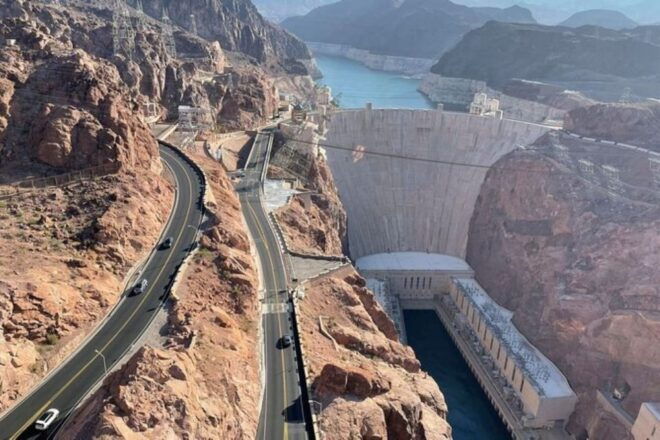 From Las Vegas: Grand Canyon and Hoover Dam Full Day Tour - Hoover Dam Bypass Bridge and West Rim Visit