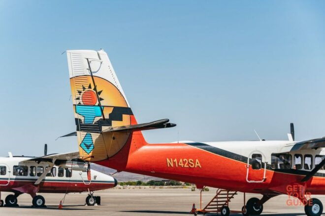 From Las Vegas: Grand Canyon West Rim Airplane Tour - Expert Commentary in Multiple Languages