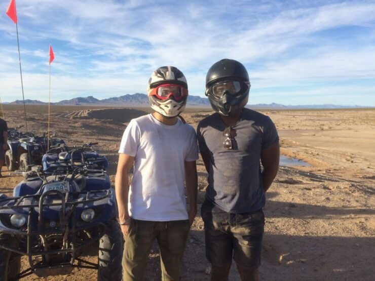 From Las Vegas: Nellis Dunes ATV Tour With Shuttle Transfer - Experience Highlights