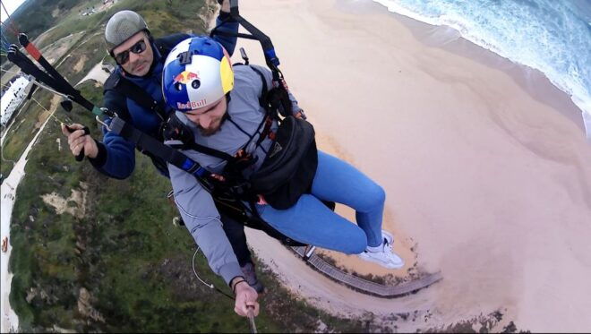 From Lisbon: Paragliding Tandem Flight - Weather Dependency and Flight Confirmation