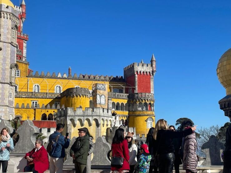 From Lisbon: Sintra, Pena Palace, Cabo Da Roca, Cascais - Vibrant Colors of Pena Palace