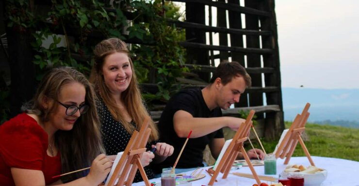 From Ljubljana: Wine Tasting Paired With Art Creation - Itinerary and Experience