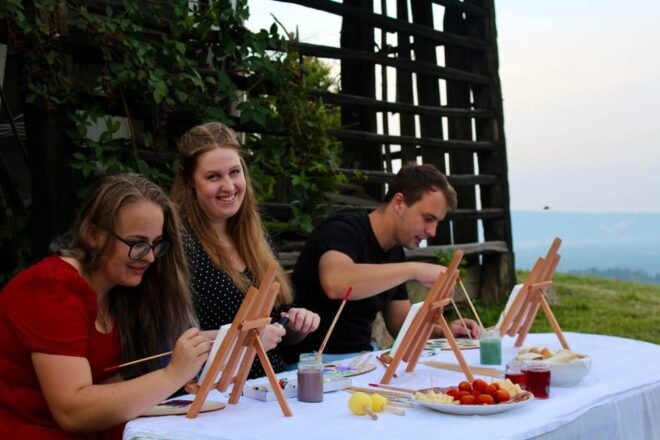 From Ljubljana: Wine Tasting Paired With Art Creation - Meeting Point and What to Bring