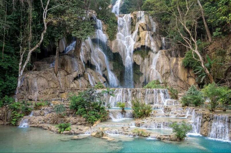 From Luang Prabang: Pak Ou Caves & Kuang Si Falls Tour - Kuang Si Waterfalls: Nature’s Refreshing Reward