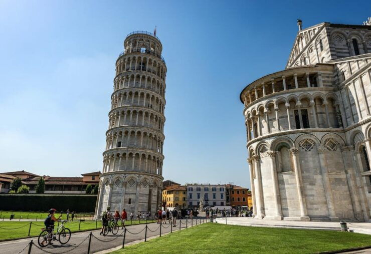 From Lucca to Pisa E-BIKE Tour + Pick-up & Drop-off by Van - Transportation and Logistics