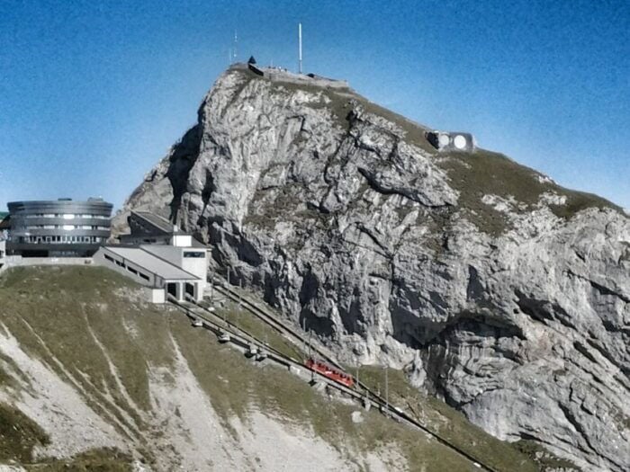 From Luzern:Small Group Tour Golden Roundtrip to Mt. Pilatus - Cogwheel Train Ascent