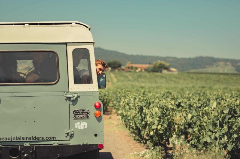 From Lyon : Beaujolais Private Day Tour by Vintage Defender - Itinerary Highlights and Experiences