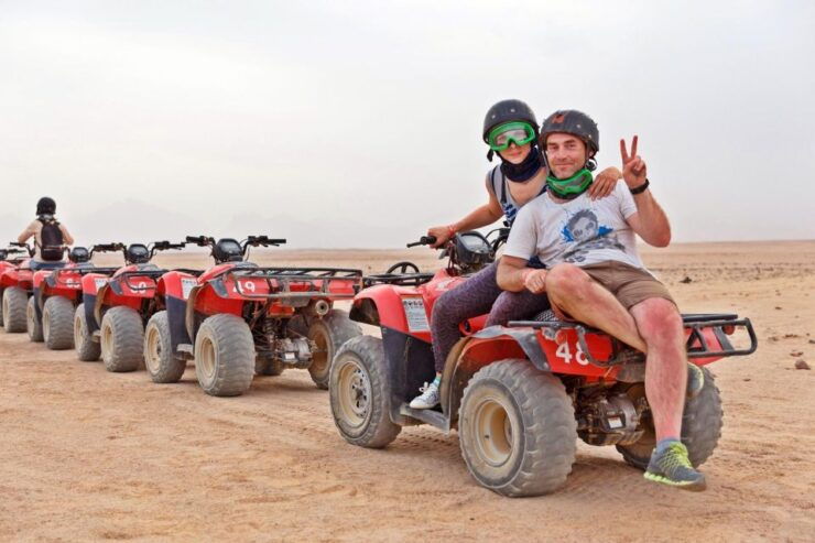 From Makadi: Morning ATV and Orange Island SpeedBoat Trip - Highlights of the Trip