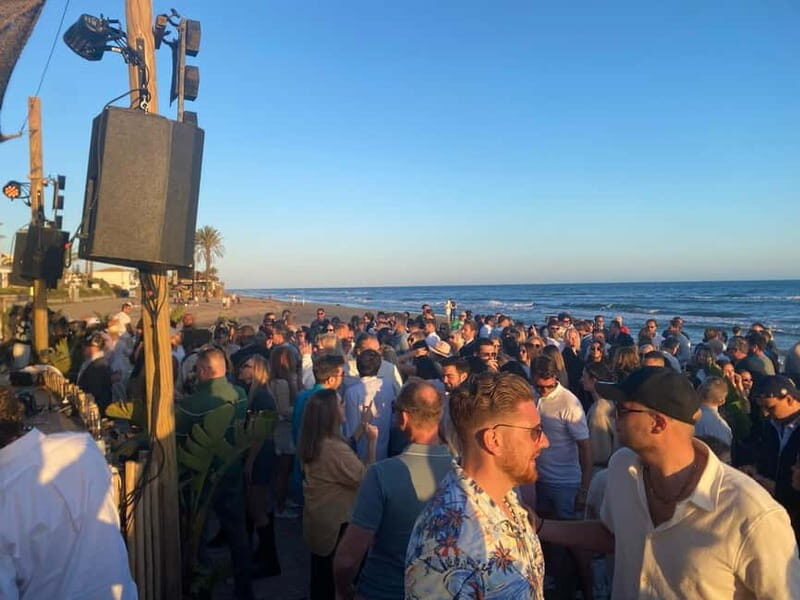 From Marbella/Estepona: Private nightlife VIP tour Transportation Drinks - What Is Included & What Is Not