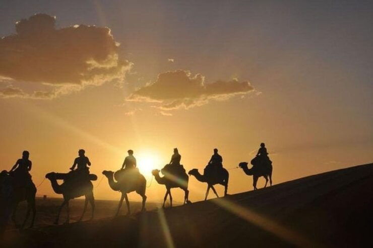 From Marrakech: Agafay Desert Sunset Camel Ride - Experience Description