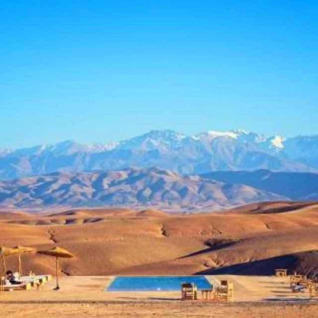 From Marrakech: Agafay Desert Sunset Dinner & Camel Ride - Sunset Camel Ride Experience