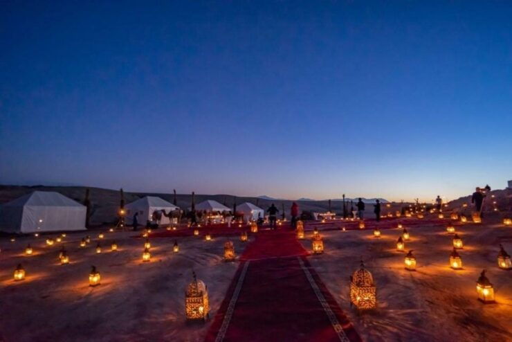 From Marrakech: Agafay Sunset Camel Ride, Dinner, & Show - Experience Highlights