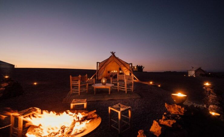From Marrakech: Dinner, Music & Fire Show in Agafay Desert - Activity Details