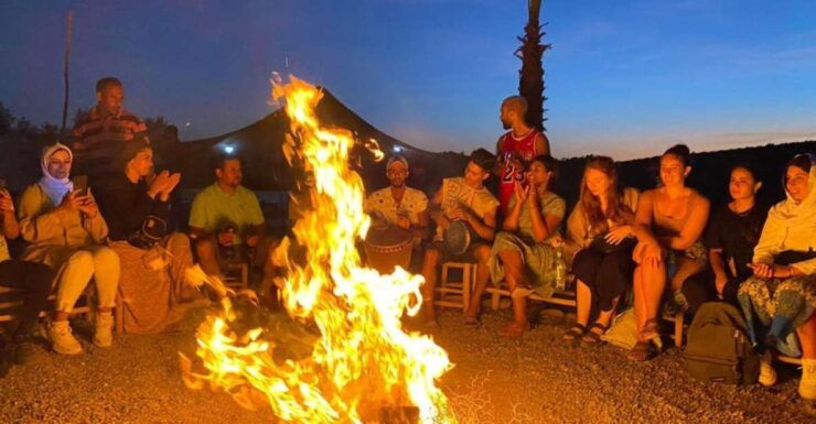 From Marrakesh: Agafay Desert Sunset, Camel Ride, and Dinner - Camel Ride in Agafay Desert