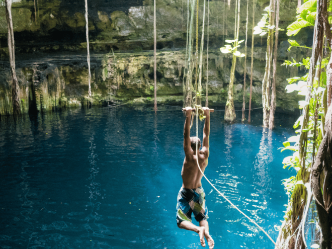 From Merida: Cenote Suytun, Cenote Oxman & Valladolid Tour - Cenote Oxman Experience
