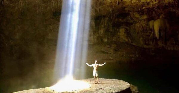 From Merida: Tulum, Cenote Suytun, and Ahau Park Day Trip - Swim in Cenote Suytuns Crystal Waters