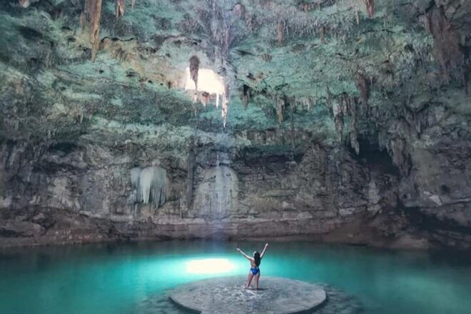From Merida: Valladolid, Suytun, and Oxman Cenotes Tour - Cenote Suytun