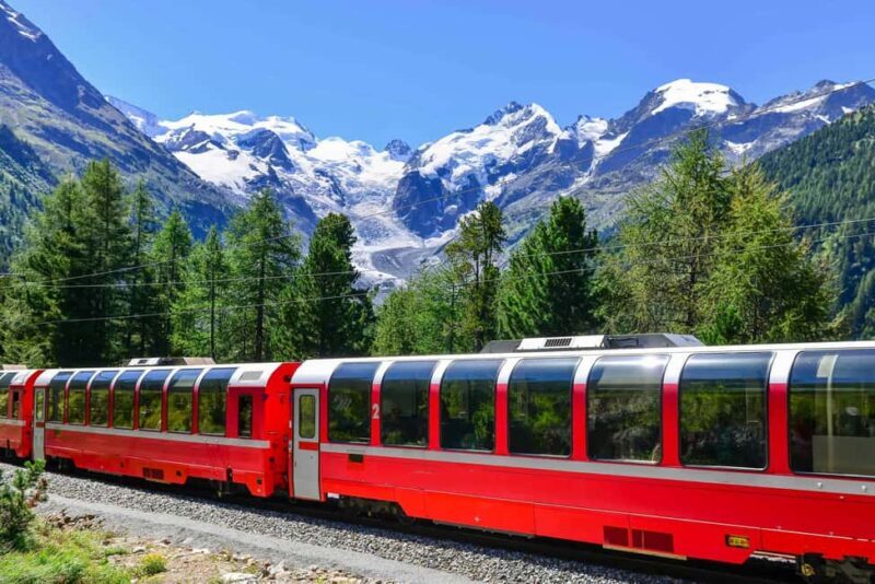 From Milan: Bernina Express Train and St. Moritz Tour - Scenic Views and Photo Opportunities