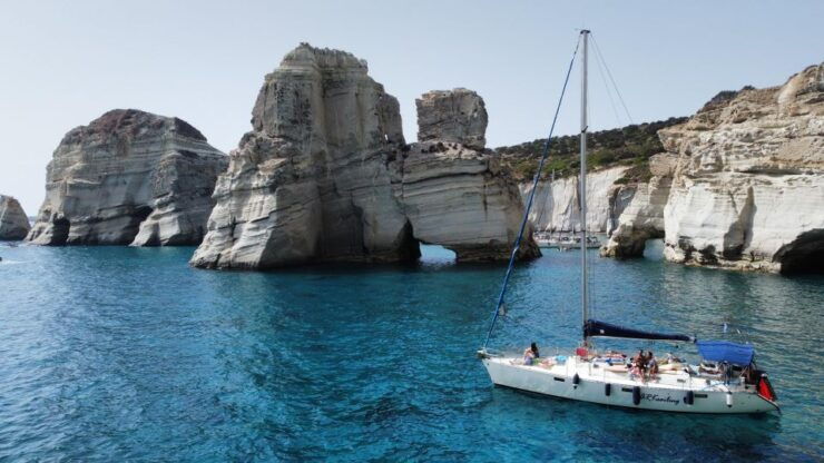 From Milos: Guided Day Cruise to Kleftiko With Lunch - Free Cancellation and Flexible Booking