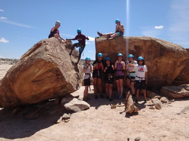 From Moab: Rock of Ages Moderate Rappelling Obstacle Course - The Sum Up