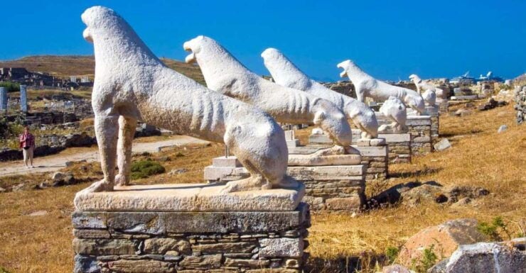 From Mykonos: Delos Archaeological Site Guided Evening Tour - Experience Highlights