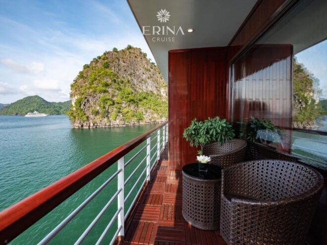 From Ninh Binh : 2-3 Days Lan Ha Bay- Balcony, Jacuzzy Cabin - Kayaking and Caving Experiences