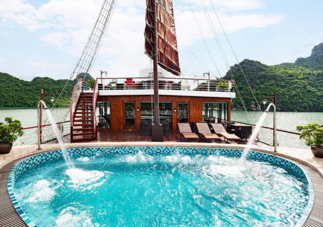 From Ninh Binh : 2 Days Amanda Luxury Cruise Lan Ha Bay - Onboard Amenities